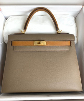 HERMES 에르메스 켈리백 25CM 오리지날 엡송 정품가죽사용 (100%수작업) H351044-1